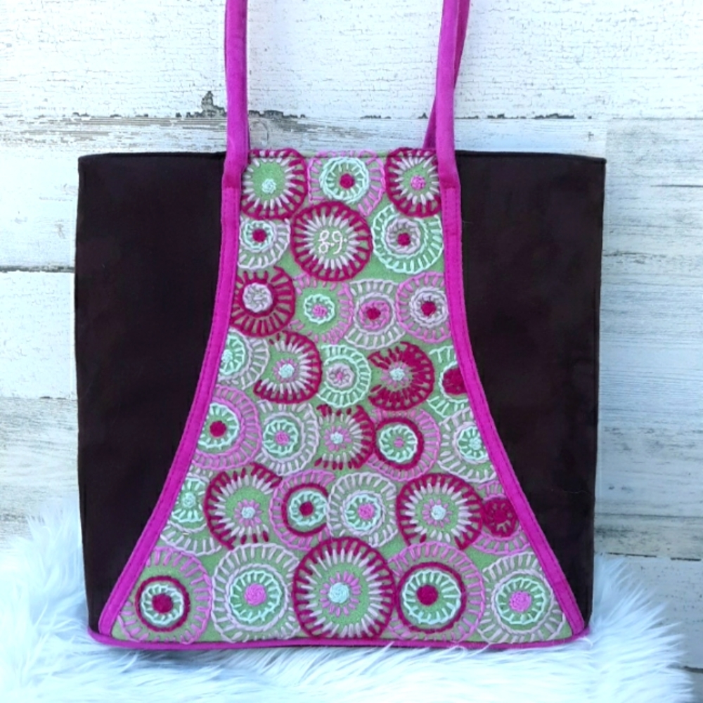 EUC VTG LULU GUINNESS HANDBAG/TOTE